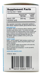 Slo-Niacin capsules inside, slow-release niacin for steady energy and heart health.