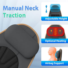 SLOTHMORE 3D neck traction cushion with soothing massage