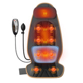 SLOTHMORE vibration back massage cushion seen on a chair for easy daily relaxation