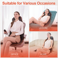 SLOTHMORE vibration massage pad delivers full back and shoulder relief