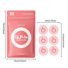 Smaliya GLP1 Patches applied to skin for discreet hunger support.