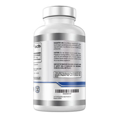 Lifestyle shot of Smart Nutra Labs bottle with a glass for daily wellness use