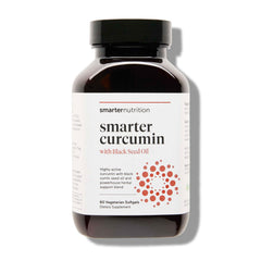SMARTERNUTRITION Curcumin Softgels bottle front showing label and cap