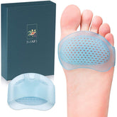 SMATIS ball of foot cushions pack inside shoes showing compact design for all-day comfort