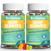 SmildeHeal 2-pack hemp gummies bottle-front for daily wellness