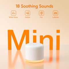 SMILEBOP mini máquina de sonido 18 sonidos para relajación y descanso