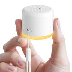 SMILEBOP ruido blanco y luz nocturna portátil para viajes y sueño más tranquilo