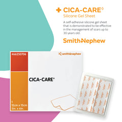 Applying CICA-Care to a scar for flattening and color reduction.