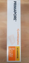 Smith & Nephew Primapore island dressing in use-ready form for immediate coverage.