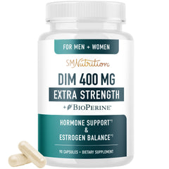 SMNutrition DIM 400mg bottle supports hormone balance