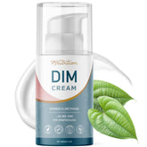 SMNutrition DIM Cream bottle close-up showing hormone balance support potential