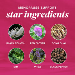 SMNutrition Non-GMO label highlights quality and trust for daily menopause support.
