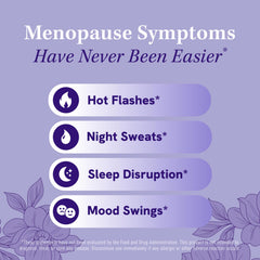 SMNutrition Menopause capsules close-up highlighting multi-symptom relief potential.