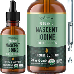 SMNutrition Organic Iodine Liquid bottle ready for daily thyroid support