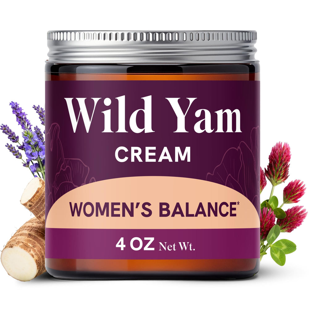 SMNutrition Wild Yam Cream application on skin for daily balance routine.