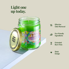 Smoke Odor Exterminator zinc-wick cores support eco-friendly burning.