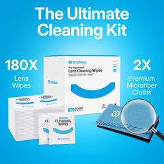 SmoTecQ microfiber cloths for deeper cleaning and buffing.