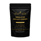 SMSHEALTHPRODUCTS Shilajit powder in premium gold-grade packaging for quality