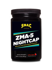 SNAC ZMA-5 Nightcap bottle top view for bedtime sleep support