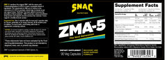 SNAC ZMA-5 bottle on nightstand ready for nightly rest and recovery