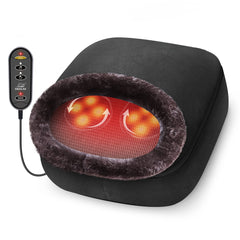 Snailax 2-in-1 foot massager with heat in action for relaxation