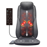 Snailax back massager with heat and shiatsu rollers delivering full-back relief