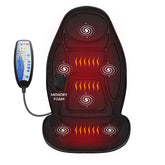 Snailax back massager with heat showing targeted vibration along the back