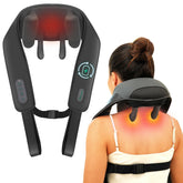 Snailax cordless neck massager with heat for on-the-go relief