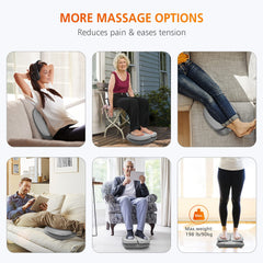 Snailax foot massager cycles for a quick 15-minute massage session