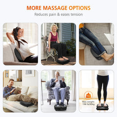 Snailax foot massager auto-off timer ensuring safe, uninterrupted sessions.