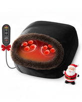 Snailax foot massager with heat, front view showing warm kneading action.