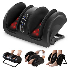 Snailax foot massager with heat for relaxing foot massage