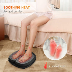 Snailax foot massager vibration massage targeting deep nerves for relief.