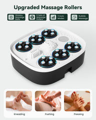 Snailax Foot Spa Remote: remote control in use for easy, hands-free adjustments.