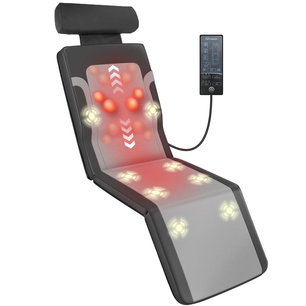 Snailax full body massage mat with back heat for relaxation