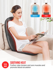 Snailax heating with three vibration levels for soothing warmth and comfort.