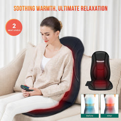 Snailax heating function soothes tense muscles during sessions.