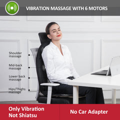 Snailax cushion showing dual heat levels for warming comfort