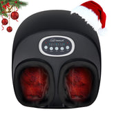 Snailax shiatsu foot massager with heat, front view, soothing warmth for tired feet