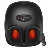 Snailax Shiatsu foot massager with heat and remote control for easy use