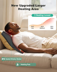 Snailax upgraded vibration motors expand massage coverage.