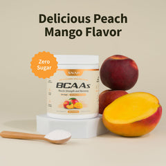 Snap Supplements BCaa Powder mixing glass suggests fast hydration after training