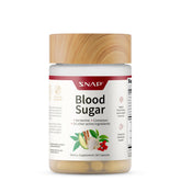 Snap Supplements Blood Sugar Blend bottle with label for daily energy support.