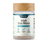 Snap Supplements Irish Sea Moss bottle showing capsules for daily wellness