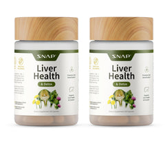 Snap Supplements Liver Health Detox bottle front promoting daily liver wellness