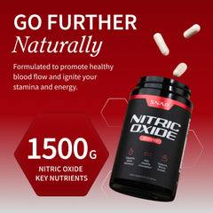 Snap Supplements Nitric Oxide capsules closeup—L-Arginine blend supports circulation