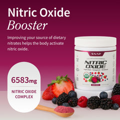 Snap Supplements organic beet root powder packaging shows USDA organic credentials