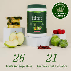 Snap Supplements Organic turmeric, wheatgrass and spirulina image emphasizing high-quality greens.