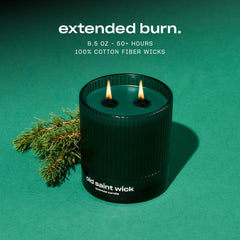 Snif Old Saint Wick candle apple blossom brings light, crisp warmth to a room.