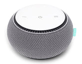 SNOOZ Smart White Noise device emitting a fan-base sound for a calmer night.
